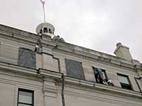 Savannah City Hall getting Kevlar flaps for Hurricane Charley